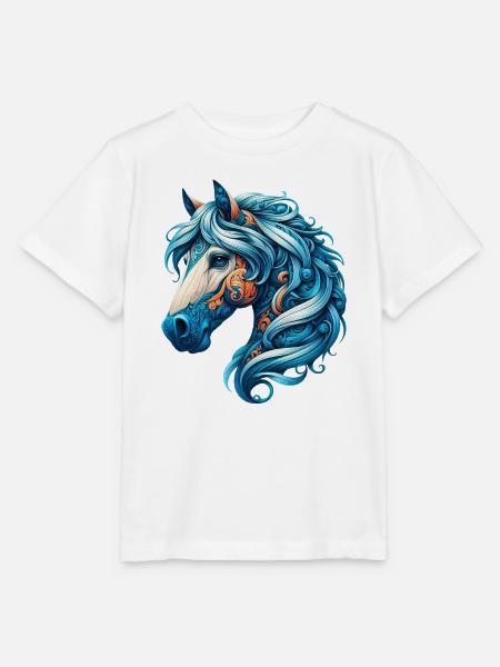 Pferd - Stanley/Stella Kinder T-Shirt MINI CREATOR  - Weiß