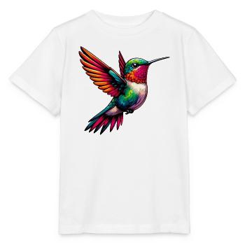 Kolibri - Stanley/Stella Kinder T-Shirt MINI CREATOR  - Weiß - Vorne - Maike (125cm)