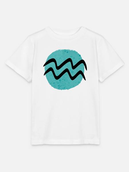 Sternzeichen Wassermann - Stanley/Stella Kinder T-Shirt MINI CREATOR - Weiß