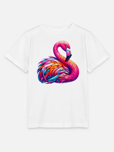 Flamingo - Stanley/Stella Kinder T-Shirt MINI CREATOR - Weiß
