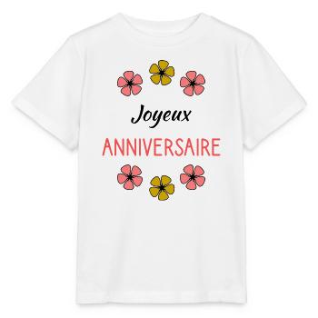 1. 1 Jahr. 1. JUBILÄUM. 1-JÄHRIGES JUBILÄUM - Stanley/Stella Kinder T-Shirt MINI CREATOR  - Weiß - Vorne - Maike (125cm)