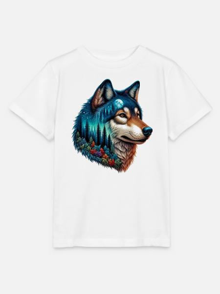 Wolf - Stanley/Stella Kinder T-Shirt MINI CREATOR  - Weiß