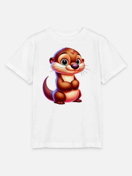 Otter - Stanley/Stella Kinder T-Shirt MINI CREATOR - Weiß