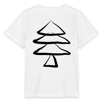arbre de Noël arbre de Noël arbre de Noël - T-shirt bio MINI CREATOR Stanley/Stella Enfant - blanc - Devant - Maike (125cm)