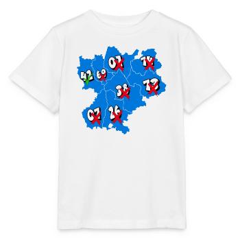 Région Rhône-Alpes - T-shirt bio MINI CREATOR Stanley/Stella Enfant - blanc - Devant - Maike (125cm)
