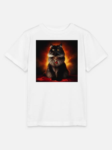 Katze 3 4 - Stanley/Stella Kinder T-Shirt MINI CREATOR - Weiß