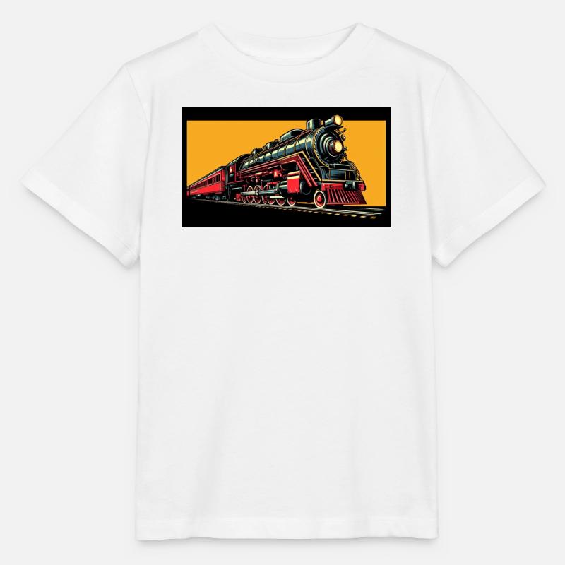 Train 1 3 - T-shirt bio MINI CREATOR Stanley/Stella Enfant - blanc