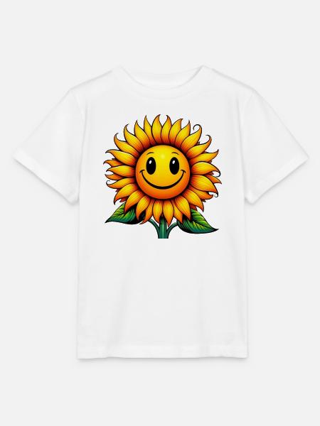 Sonnenblume - Stanley/Stella Kinder T-Shirt MINI CREATOR  - Weiß