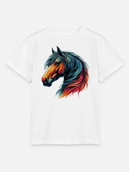 Pferd - Stanley/Stella Kinder T-Shirt MINI CREATOR - Weiß