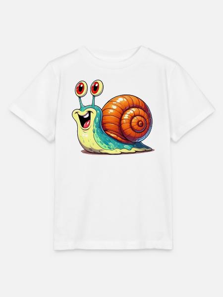 Schnecke - Stanley/Stella Kinder T-Shirt MINI CREATOR - Weiß