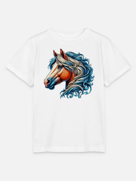 Pferd - Stanley/Stella Kinder T-Shirt MINI CREATOR  - Weiß