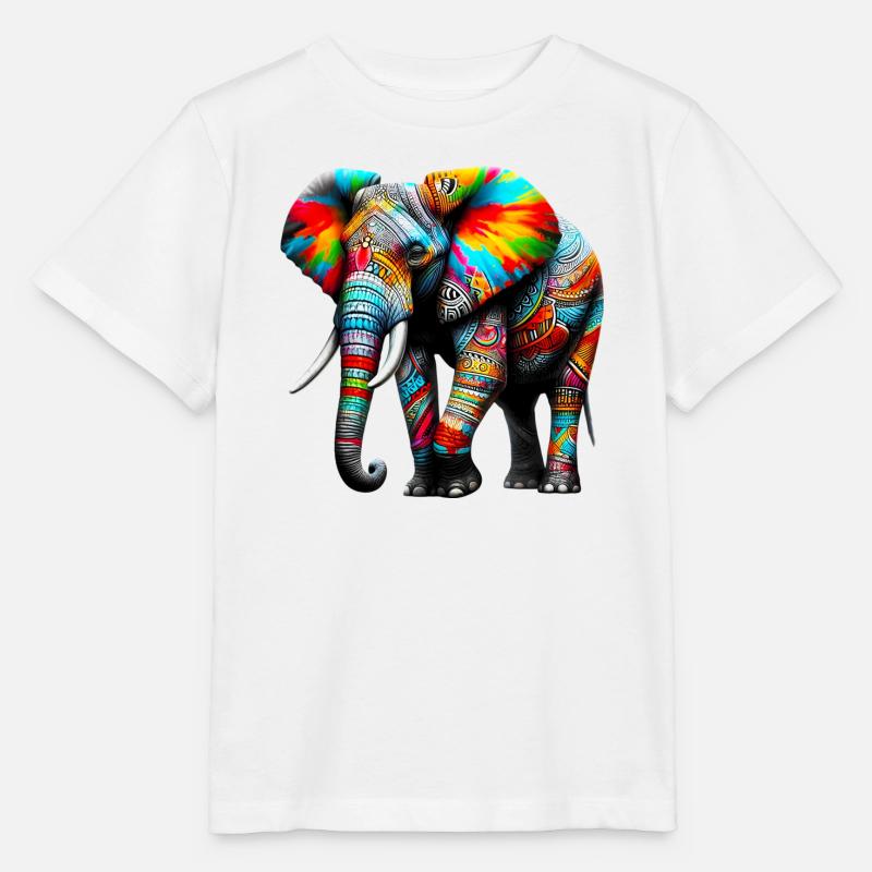 Elefant - Stanley/Stella Kinder T-Shirt MINI CREATOR - Weiß