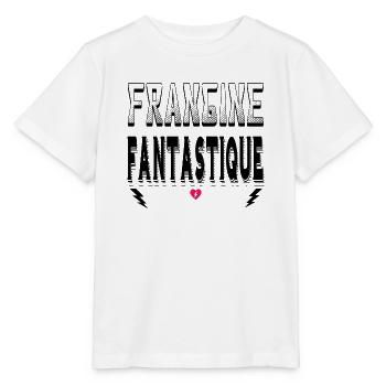 Frangine Fantastique - T-shirt bio MINI CREATOR Stanley/Stella Enfant - blanc - Devant - Maike (125cm)
