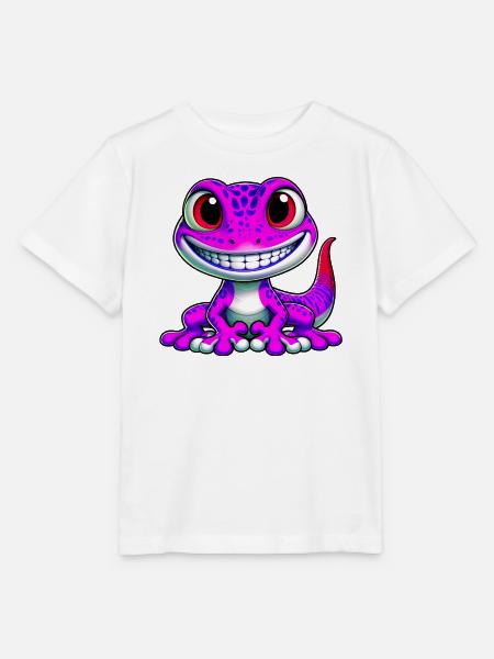 Gecko - Stanley/Stella Kinder T-Shirt MINI CREATOR - Weiß
