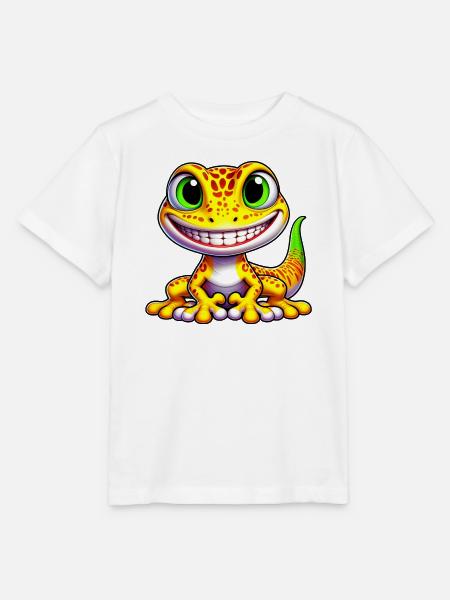 Gecko - Stanley/Stella Kinder T-Shirt MINI CREATOR - Weiß