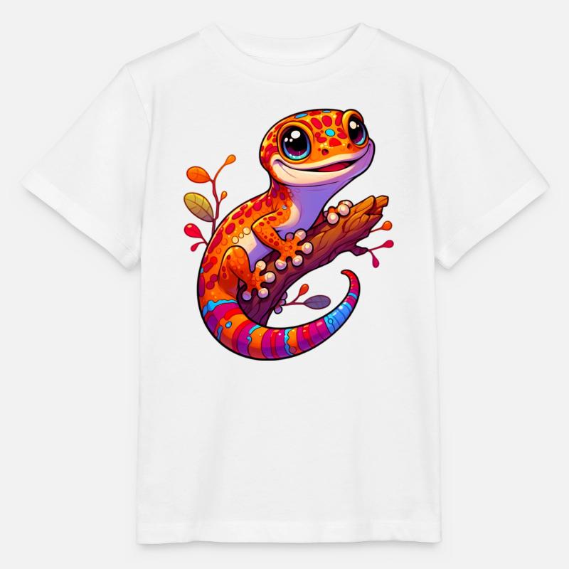 Gecko - T-shirt bio MINI CREATOR Stanley/Stella Enfant - blanc