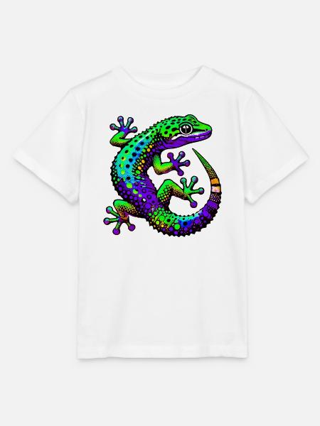 Gecko - Stanley/Stella Kinder T-Shirt MINI CREATOR - Weiß