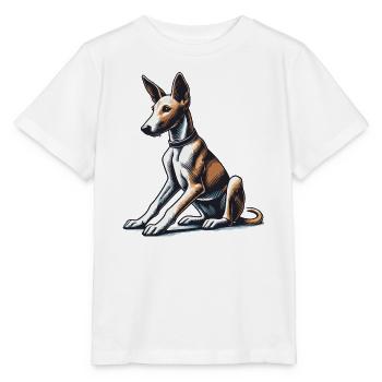 Podengo Português - Stanley/Stella Kinder T-Shirt MINI CREATOR  - Weiß - Vorne - Maike (125cm)