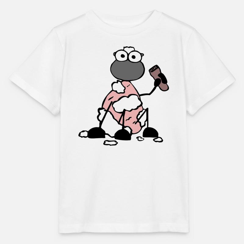 Rasiertes Schaf - Stanley/Stella Kinder T-Shirt MINI CREATOR  - Weiß