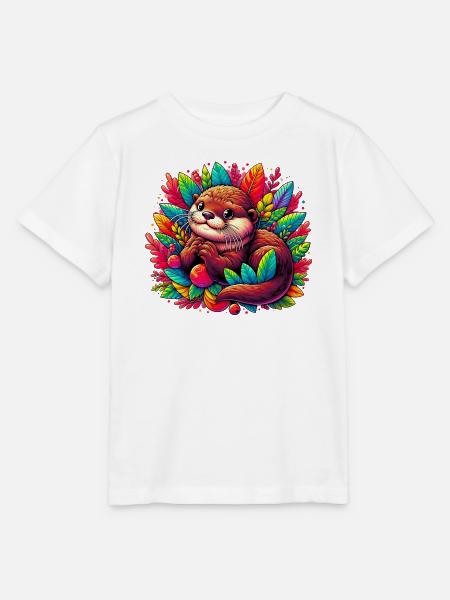 Otter - Stanley/Stella Kinder T-Shirt MINI CREATOR  - Weiß