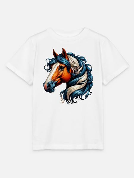 Pferd - Stanley/Stella Kinder T-Shirt MINI CREATOR - Weiß