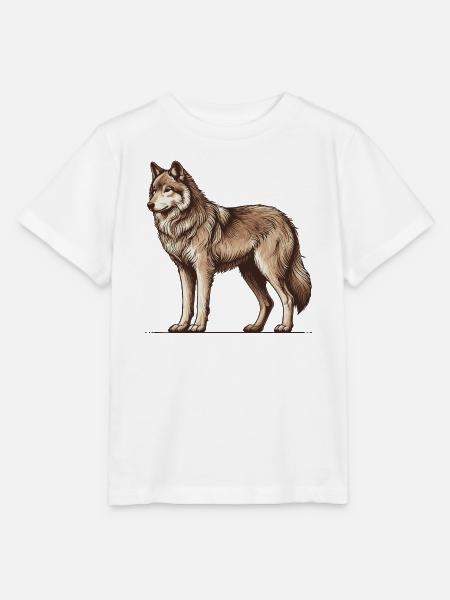 Wolf - Stanley/Stella Kinder T-Shirt MINI CREATOR - Weiß
