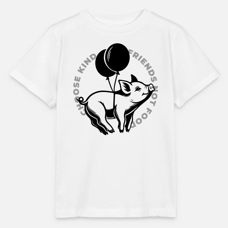 Schweine sind Freunde - Stanley/Stella Kinder T-Shirt MINI CREATOR  - Weiß