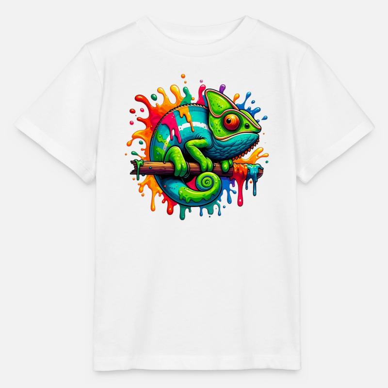 Chamäleon - Stanley/Stella Kinder T-Shirt MINI CREATOR - Weiß