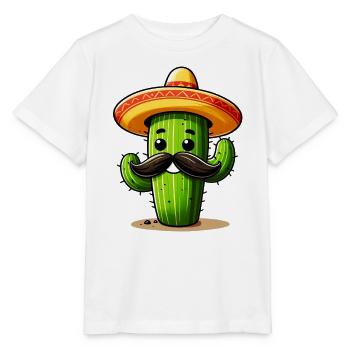 Kaktus - Stanley/Stella Kinder T-Shirt MINI CREATOR  - Weiß - Vorne - Maike (125cm)