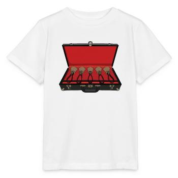 Handglocken Trageset Etui Vintage - Stanley/Stella Kinder T-Shirt MINI CREATOR  - Weiß - Vorne - Maike (125cm)