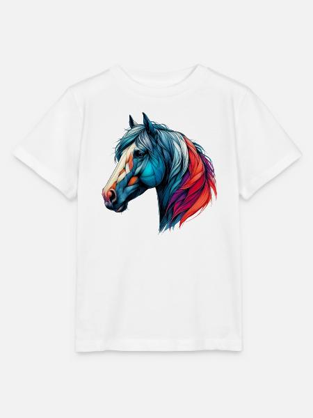 Pferd - Stanley/Stella Kinder T-Shirt MINI CREATOR - Weiß