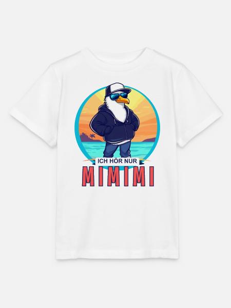 ICH HÖR NUR MIMIMI!!! - Stanley/Stella Kinder T-Shirt MINI CREATOR - Weiß