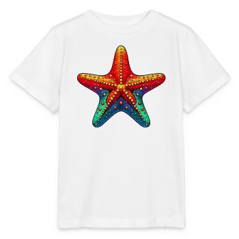 Étoile de mer - T-shirt bio MINI CREATOR Stanley/Stella Enfant - blanc - Devant - Maike (125cm)