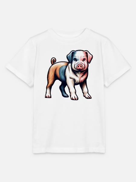 Schweinehund - Stanley/Stella Kinder T-Shirt MINI CREATOR - Weiß
