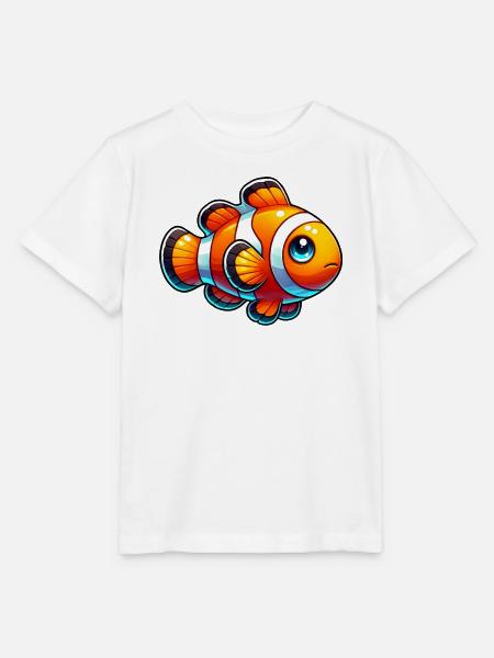Clownfisch - Stanley/Stella Kinder T-Shirt MINI CREATOR  - Weiß