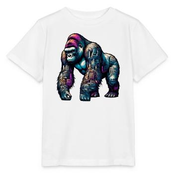 Gorilla - Stanley/Stella MINI CREATOR Kids’ T-Shirt - white - Front - Maike (125cm)