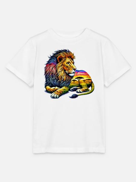 Löwe - Stanley/Stella Kinder T-Shirt MINI CREATOR  - Weiß