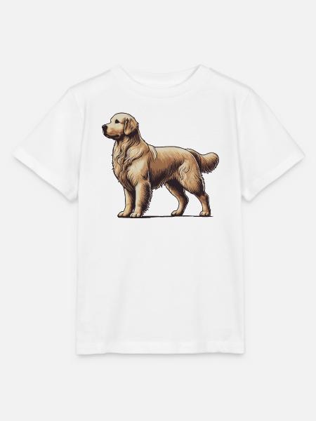 Golden Retriever - Stanley/Stella Kinder T-Shirt MINI CREATOR - Weiß