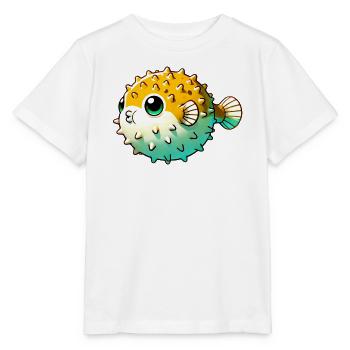 Kugelfisch - Stanley/Stella Kinder T-Shirt MINI CREATOR  - Weiß - Vorne - Maike (125cm)