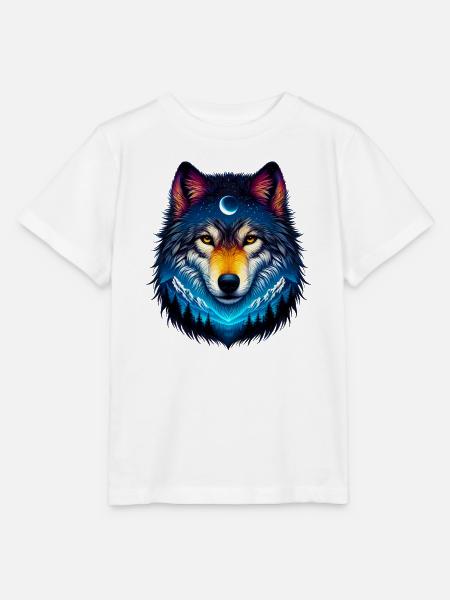 Wolf - Stanley/Stella Kinder T-Shirt MINI CREATOR - Weiß