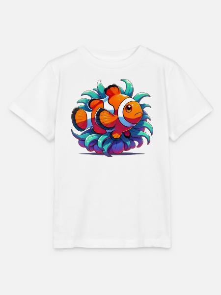 Clownfisch - Stanley/Stella Kinder T-Shirt MINI CREATOR  - Weiß