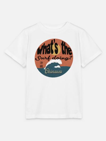What’s The Surf Doing - Stanley/Stella Kinder T-Shirt MINI CREATOR  - Weiß