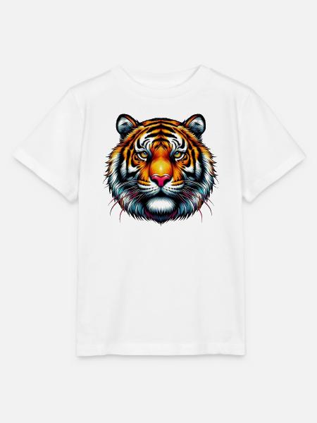 Tiger - Stanley/Stella Kinder T-Shirt MINI CREATOR - Weiß