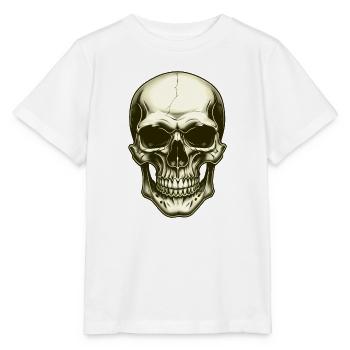 Schädel Schädel - Stanley/Stella Kinder T-Shirt MINI CREATOR  - Weiß - Vorne - Maike (125cm)