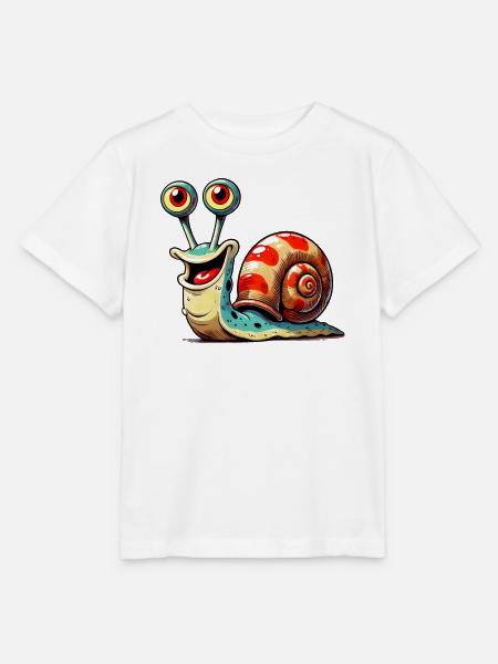 Schnecke - Stanley/Stella Kinder T-Shirt MINI CREATOR  - Weiß