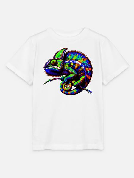 Chamäleon - Stanley/Stella Kinder T-Shirt MINI CREATOR  - Weiß