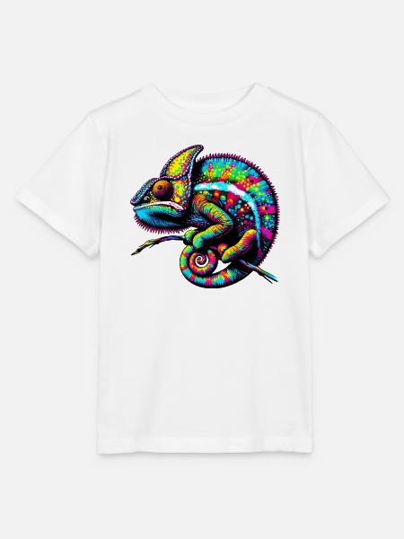 Chamäleon - Stanley/Stella Kinder T-Shirt MINI CREATOR - Weiß