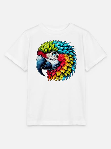 Papagei - Stanley/Stella Kinder T-Shirt MINI CREATOR - Weiß