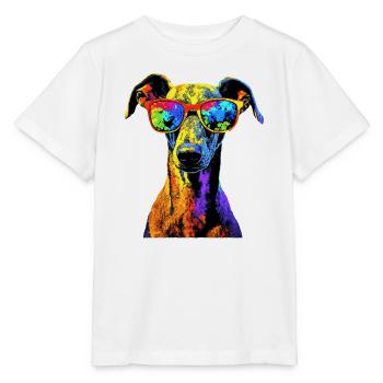 Windhund Hundeliebhaber Jagdhund Liebe Greyhound - Stanley/Stella Kinder T-Shirt MINI CREATOR  - Weiß - Vorne - Maike (125cm)