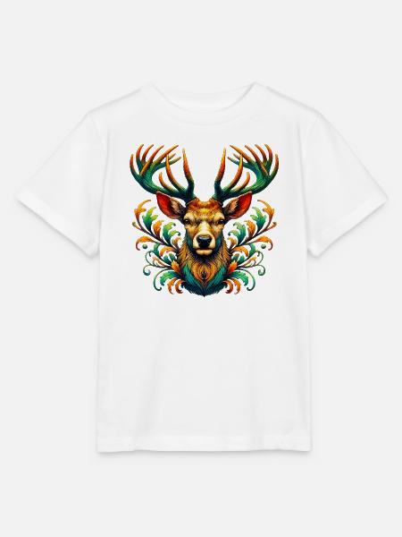 Hirsch - Stanley/Stella Kinder T-Shirt MINI CREATOR - Weiß